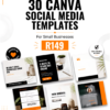 Product Image 2B 30 Canva Social Media Templates for Small Businesses